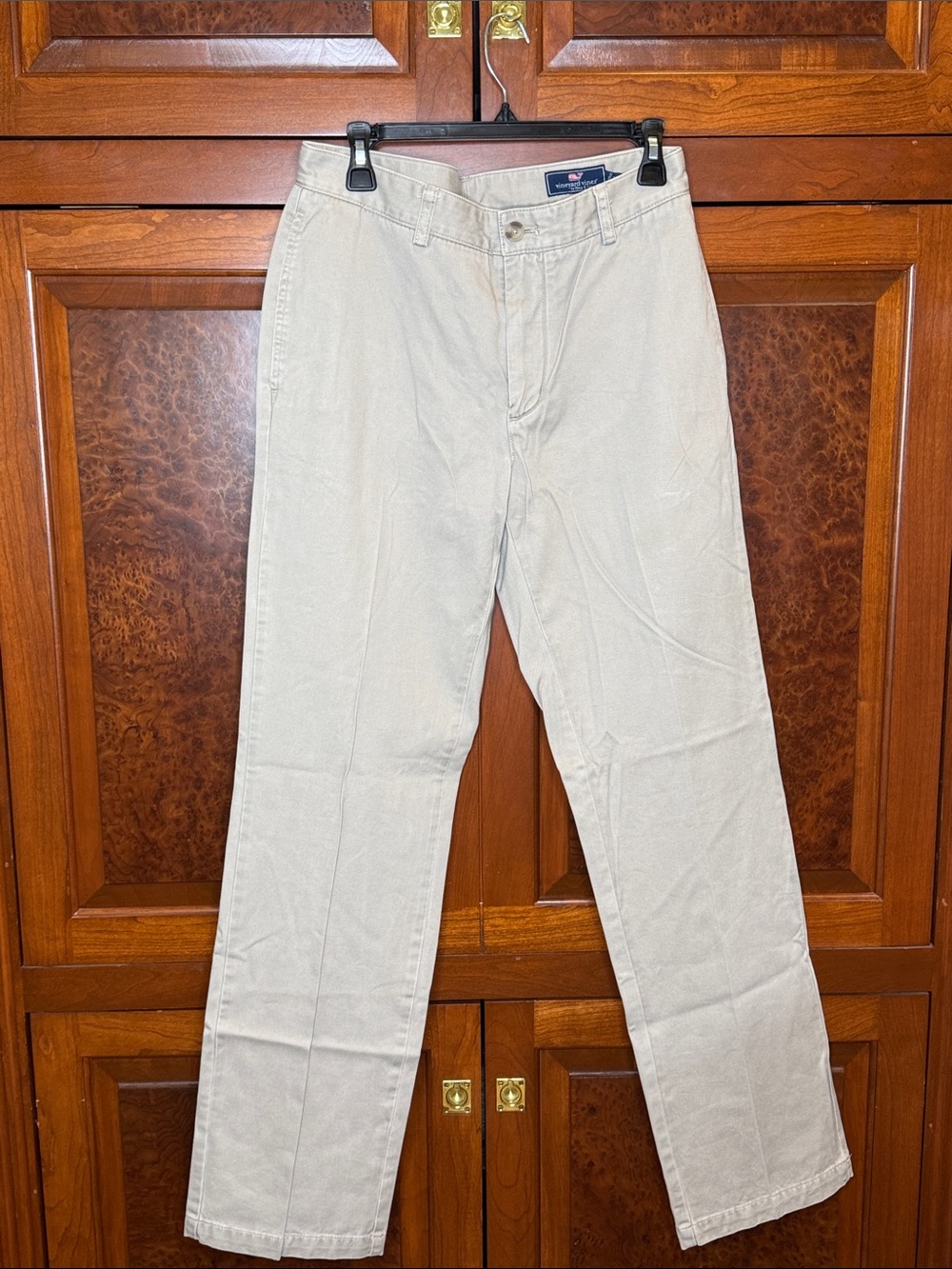 Vineyard Vines Men's Beige club Straight Leg pants 100% cotton, 31x34